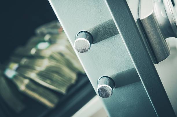 istock Money in Residential Safe 614119938
