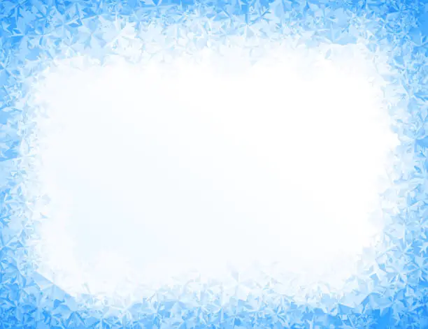 Vector illustration of Vector blue ice background