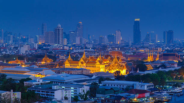 istock Grand Palace at twilight Bangkok, Thailand 614126898