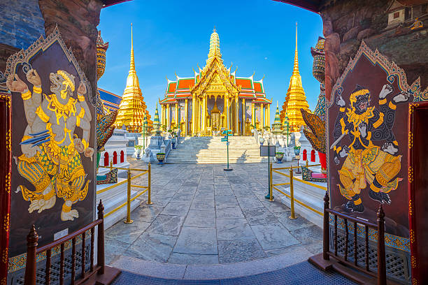 istock Wat Phra Kaew, Temple of the Emerald Buddha 614127556