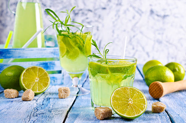 istock Drink of lime and tarragon 614128808