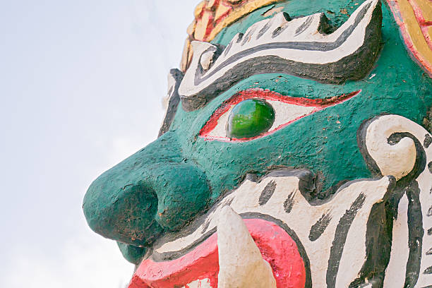 istock The face of Giant in thai style 614131072