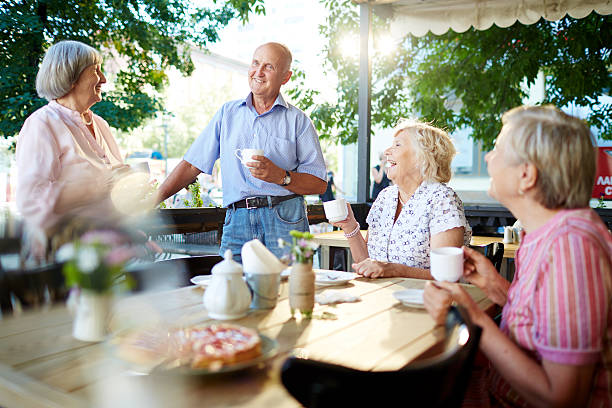 istock Get-together of seniors 614132432