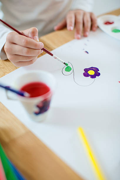istock Painting flowers 614133570