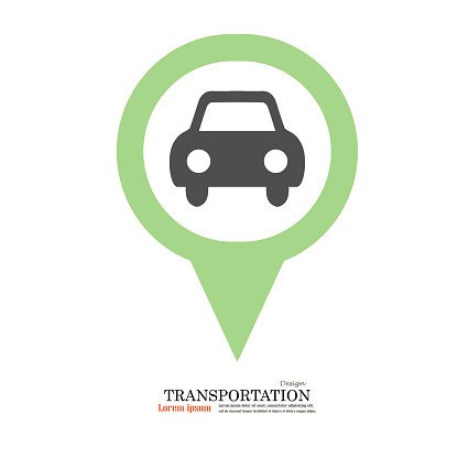 Car .car icon. Transportation icon.Vector illustration.