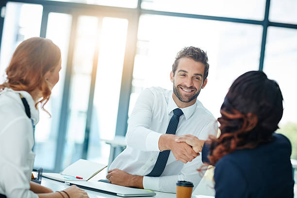 istock Glad you could join us for this meeting 614136860