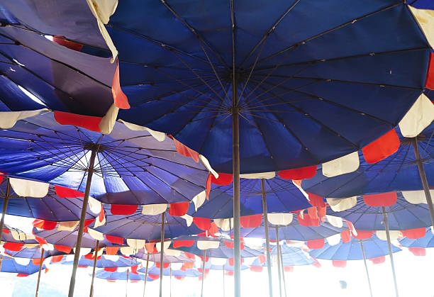 istock Beach Umbrellas at Pattaya Beach 614137602