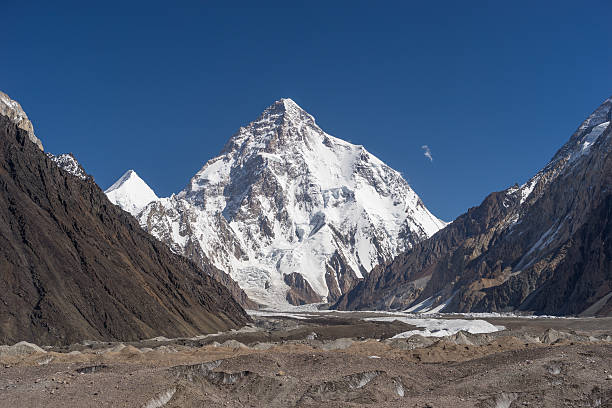 istock Beautiful K2 mountain and Baltoro glacier 614139606