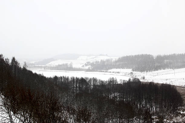 istock Winter countryside landscape 614141206