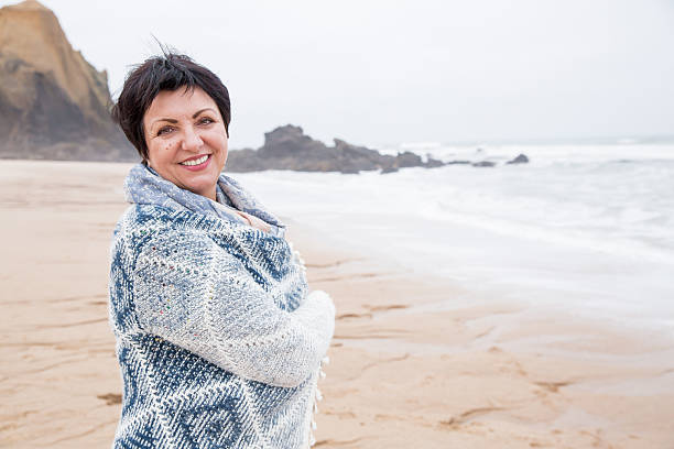 istock Happy mature attractive woman 614143302