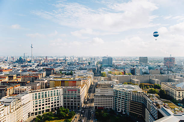 Berlin, Germany A view of Berlin, Germany. berlin germany urban road panoramic germany stock pictures, royalty-free photos & images