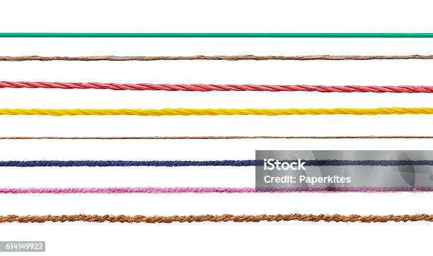 Wool String Rope Cord Cable Line Stock Photo - Download Image Now - String, Rope, Yellow