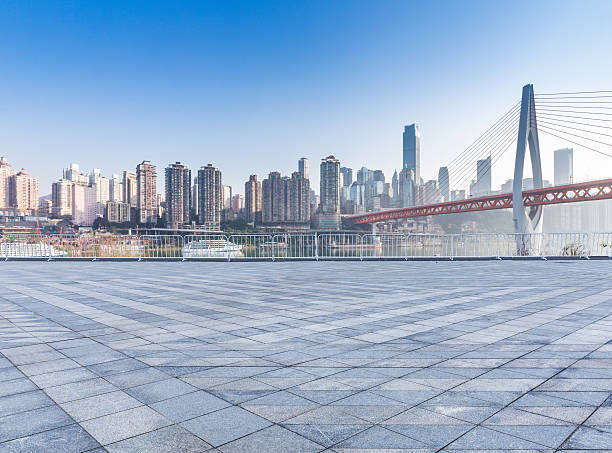 istock cityscape and skyline of chongqing on view from empty floor 614151306