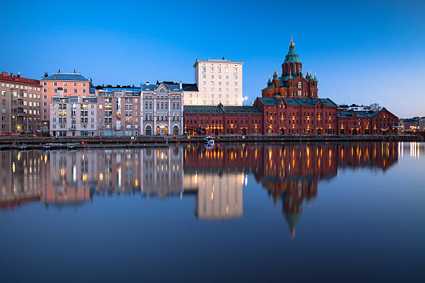 istock Helsinki Cityscape at Dusk 614151816