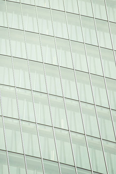 istock modern urban building detail - curtain wall 614152178
