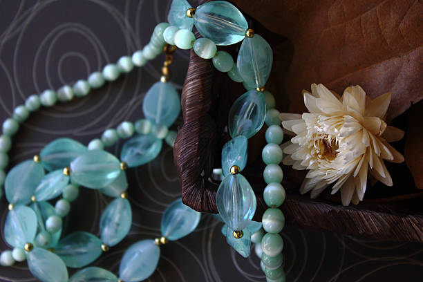 istock Jewelry with autumn composition 614205922