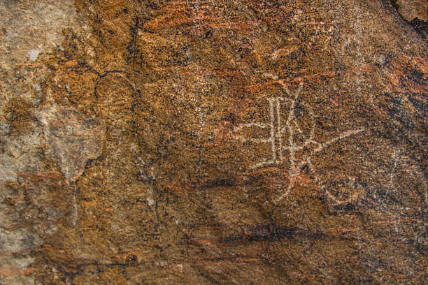 istock The Petroglyph on Tamgaly-Tas, Kazakhstan 614207592