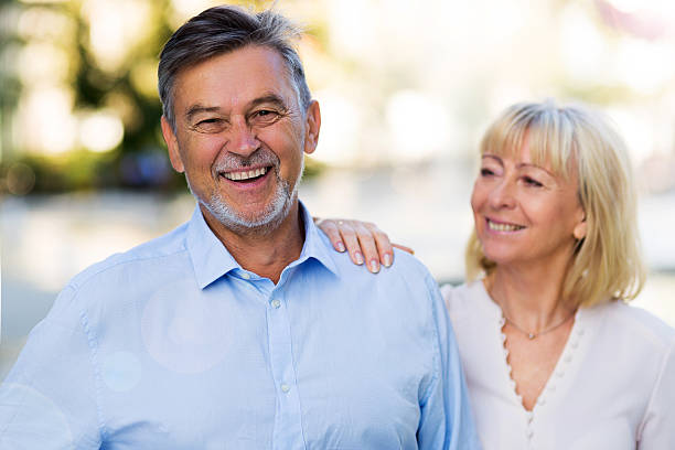 istock Loving senior couple 614212360