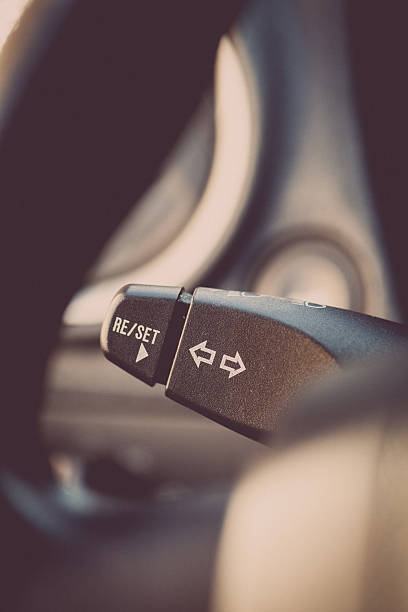istock Car turn signal lever 614212706