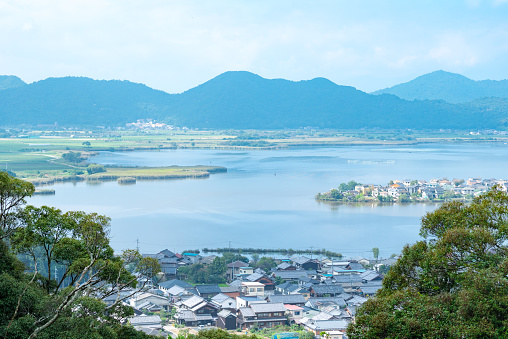 Scenery of japanese countryside.