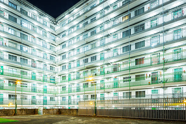 istock Housing development in Hong Kong 614223198