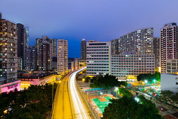 istock expressway in Hong Kong 614224888