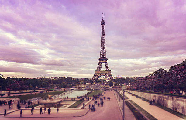 istock Eiffel tower in France 614225060