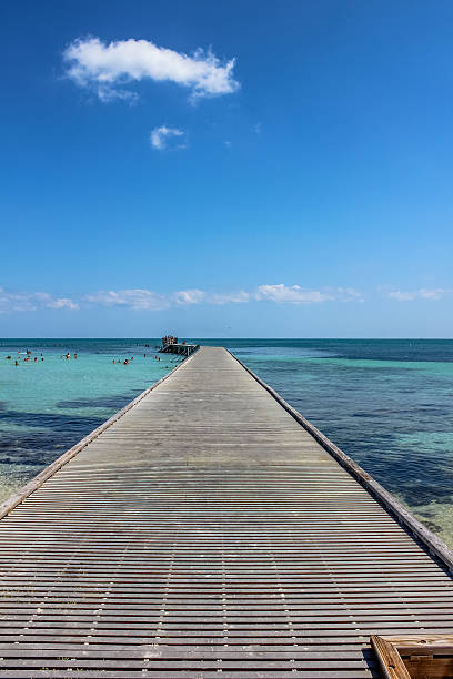 istock Wooden pier Key West 614229008