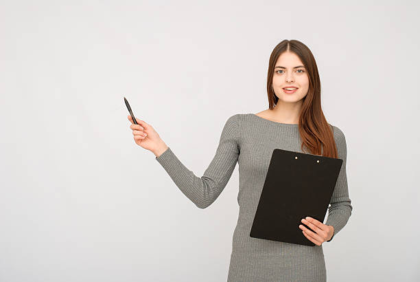 istock Smiling business woman 614229374
