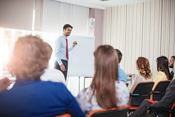 istock Seminar on how to start new business 614231562
