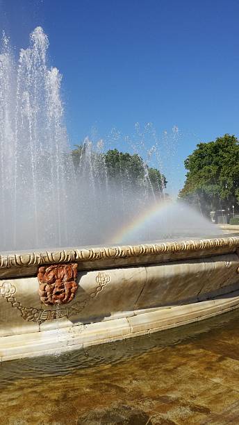 istock Rainbow in the fountain 614231716