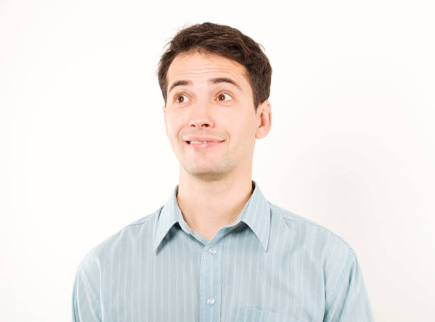 istock Surprised young bussinessman portrait 614232374