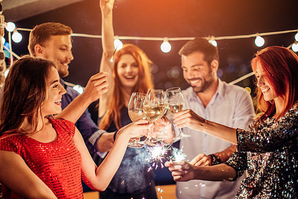 istock Cheers for happy New Year 614235666