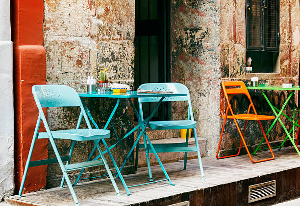 istock Vintage street cafe. 614236962