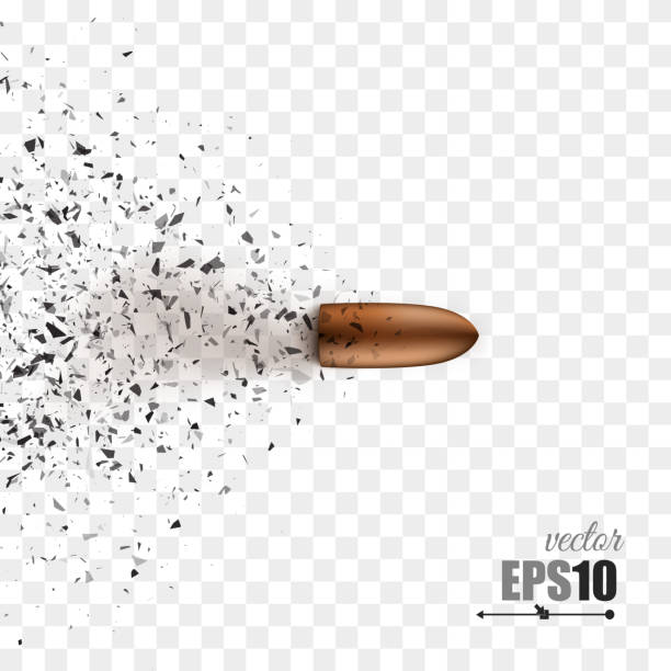 ilustraciones, imágenes clip art, dibujos animados e iconos de stock de un disparo de bala rompió el vidrio de las astillas. vector - exploding breaking impact glass