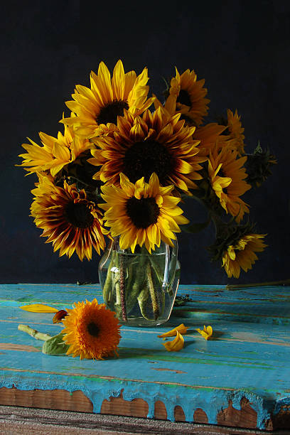istock Still life of sunflowers 614238752