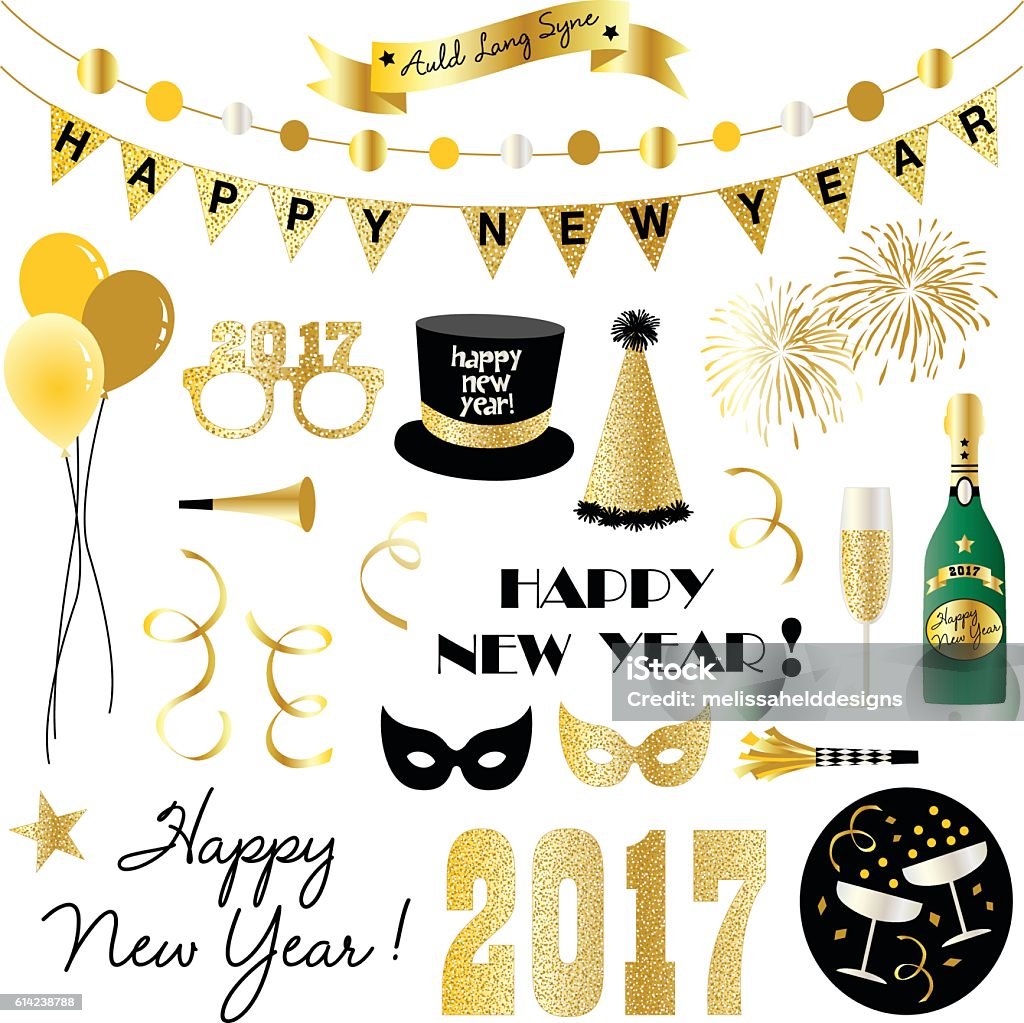 new years eve clipart New Year's Eve stock vector
