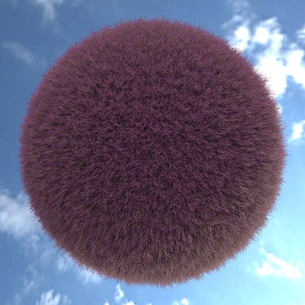 istock 3d render of  lavender mini world 614242058