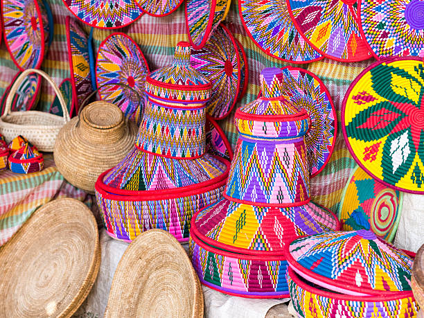 istock Traditional Ethiopian Habesha baskets 614242618