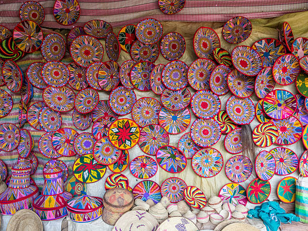 istock Traditional Ethiopian Habesha baskets 614242748