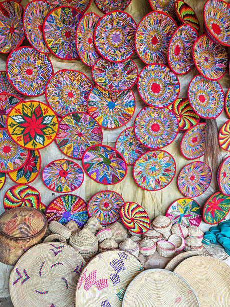 istock Traditional Ethiopian Habesha baskets 614243194