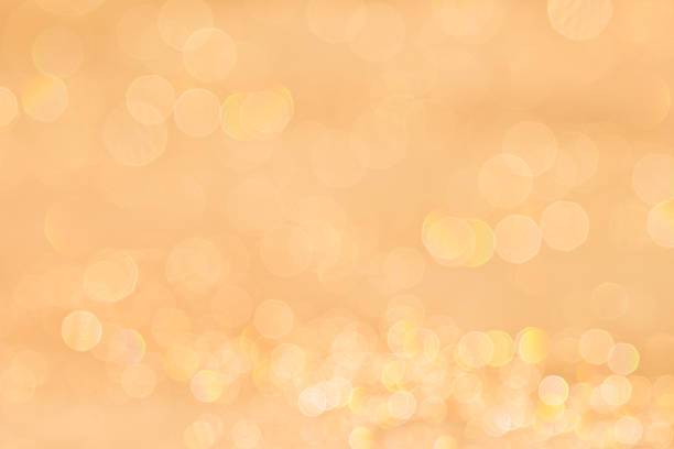 istock Christmas golden soft bokeh background. 614243310