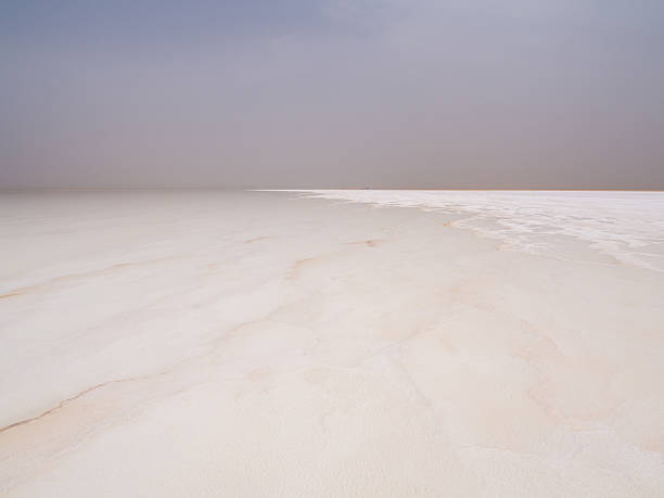 istock Salt desert and lake, Ethiopia 614243348