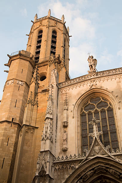istock Cathedral Tower, Aix-en-Provence France 614245156