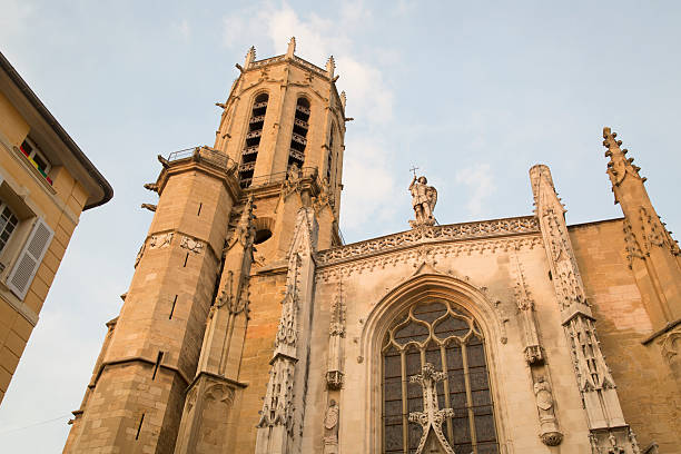 istock Cathedral Tower, Aix-en-Provence France 614245298