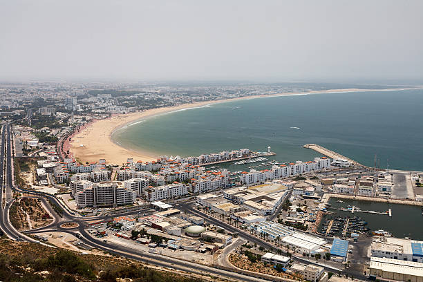 istock Agadir top view, Morocco, Africa 614306076