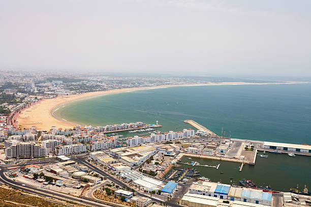 istock Agadir top view, Morocco, Africa 614306282