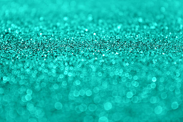 Teal Turquoise Agua Mint Glitter Sparkle Party Invitation