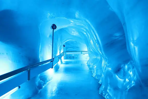 Ice tunnel Titlis Switzerland