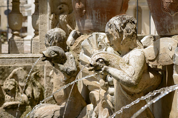 istock Particulars of a fountain 614312892